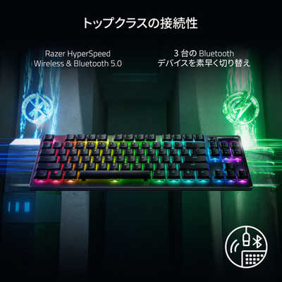 RAZER ゲーミングキーボード DeathStalker V2 Pro Tenkeyless(赤