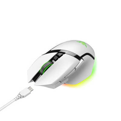RAZER ゲーミングマウス Basilisk V3 Pro (White Edition) ［光学式 