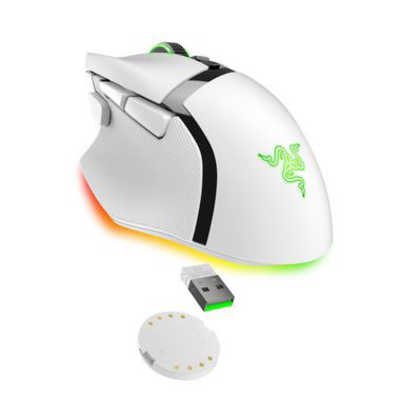 RAZER ゲーミングマウス Basilisk V3 Pro (White Edition) ［光学式  