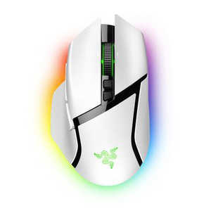 RAZER ゲーミングマウス Basilisk V3 Pro (White Edition) ［光学式 /有線/無線(ワイヤレス) /11ボタン /Bluetooth・USB］ RZ01-04620200-R3A1