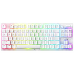 RAZER ゲーミングキーボード DeathStalkerV2Pro Tenkeyless White Edition Linear Optical Switch〔有線・ワイヤレス /Bluetooth・USB〕 RZ03-04373500-R3M1