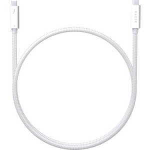 RAZER Thunderboltケーブル Thunderbolt 4 Cable White (0.8m) RC21-01860200-R3M1