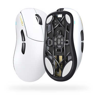 LAMZU ゲーミングマウス Thorn (4K Compatible) White ［光学式 /有線 