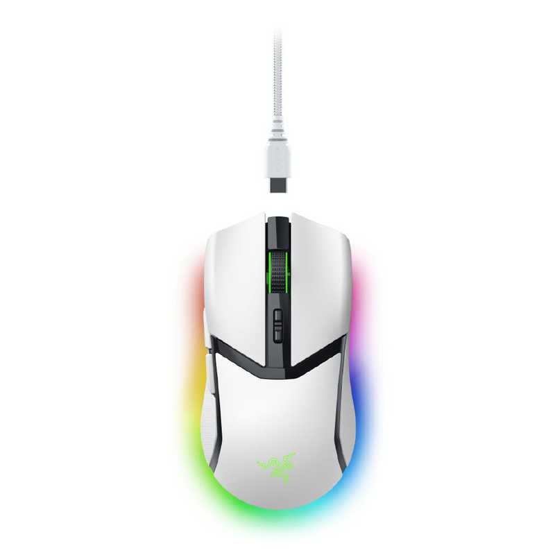 RAZER RAZER ゲーミングマウス Cobra Pro (White Edition) ［光学式 /有線/無線(ワイヤレス) /8ボタン /Bluetooth・USB］ RZ01-04660200-R3A1 RZ01-04660200-R3A1