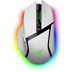 RAZER ゲーミングマウス Basilisk V3 Pro 35K (White Edition) ［光学式 /有線/無線(ワイヤレス) /9ボタン /Bluetooth・USB］ RZ01-05240200-R3A1