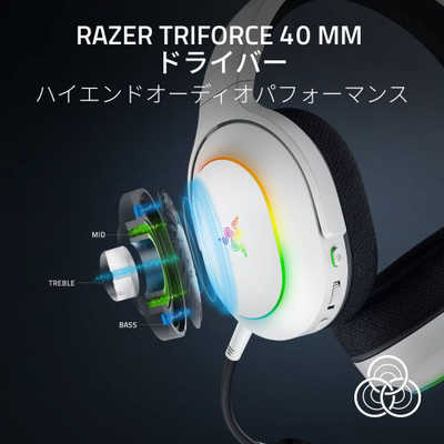 RAZER ゲーミングヘッドセット Razer ［ワイヤレス(Bluetooth＋USB-C