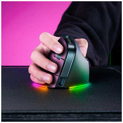 RAZER ベースサポート付き縦型ゲーミングマウス Pro Click V2 Vertical