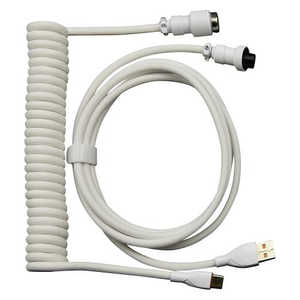 GRAPHT コイルケーブル USB TypeC-A (ホワイト) GRT053-WHT-ONE GRAPHT コイルケーブル USB TypeC-A (ホワイト) GRT053-WHT-ONE