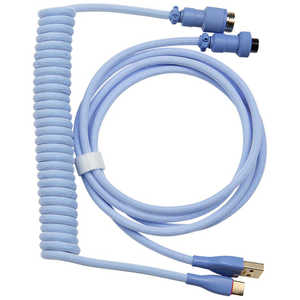 GRAPHT コイルケーブル USB TypeC-A (ライトブルー) GRT053-LBL-ONE GRAPHT コイルケーブル USB TypeC-A (ライトブルー) GRT053-LBL-ONE