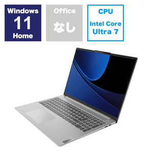 レノボジャパン　Lenovo ノートパソコン IdeaPad Slim 5i Gen 9 [16.0型 /Windows11 Home /intel Core Ultra 7 /メモリ：16GB /SSD：512GB /2024年3月モデル] クラウドグレー 83DC0033JP