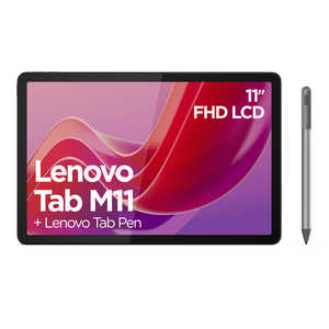 レノボジャパン　Lenovo Androidタブレット Tab M11 ルナグレー [10.95型 /Wi-Fiモデル /ストレージ：64GB] ZADA0020JP