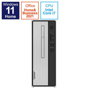 ＜コジマ＞ レノボジャパン Lenovo IdeaCentre 350i グレー「Core i7-10700/HDD:2TB (7200rpm/シリアルATA/3.5インチ)/メモリ:8GB/Windows 11 Home 64bit (日本語版)/2021年12月モデル」 I#O有#GY 90NB00HVJP画像