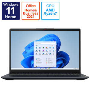 レノボジャパン　Lenovo ノートパソコン IdeaPad Slim 370 [15.6型 /Win11 Home /AMD Ryzen 7 /Office H&B /8GB /512GB] アビスブルー 82RN005KJP