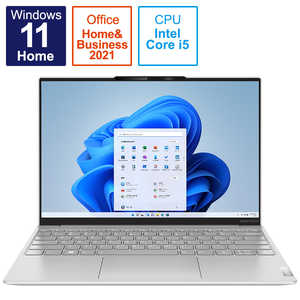 レノボジャパン　Lenovo ノートパソコン Yoga Slim 770i Carbon [13.3型 /Win11 Home /Core i5 /8GB /512GB /Office H&B] ムーンホワイト 82U90073JP
