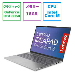 Υܥѥ Lenovo Ρȥѥ IdeaPad Pro 5i Gen 8 [RTX 3050 /16.0 /Win11 Home /16GB /512GB /Office H &B] ƥå졼 83AQ002SJP