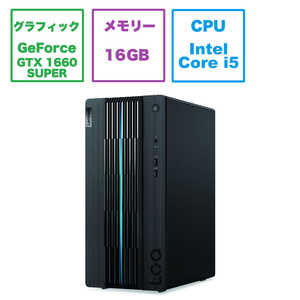 レノボジャパン Lenovo ゲーミングデスクトップパソコン LOQ Tower 17IRB8 ブラック (モニター無し) 90VH004LJP