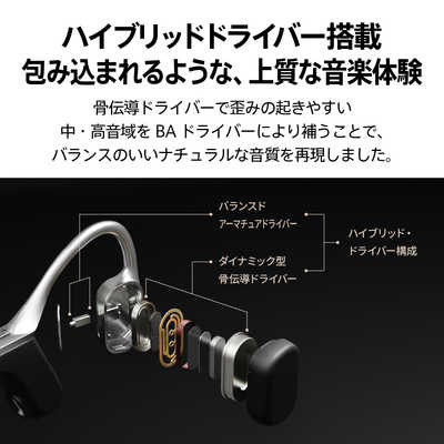 美品 AVIOT WB-E1-BK【骨伝導イヤホン】 Amazon.co.jp: AVIOT WB-E1 ワイヤレスイヤホン 骨伝導