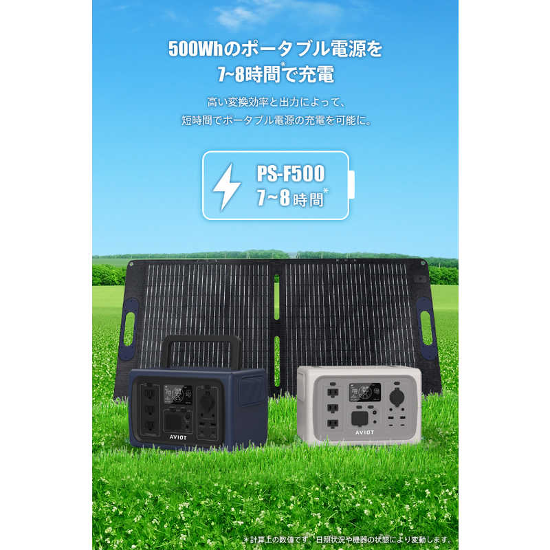 AVIOT AVIOT ソーラーパネル ［1出力］ PS-SM100 PS-SM100