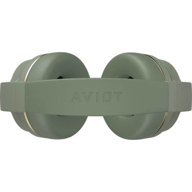 AVIOT AVIOT ブルートゥースヘッドホン ［ワイヤレス(ネックバンド) /ノイズキャンセリング対応 /Bluetooth対応 /φ3.5mm ミニプラグ］ Khaki WA-V1-KH WA-V1-KH