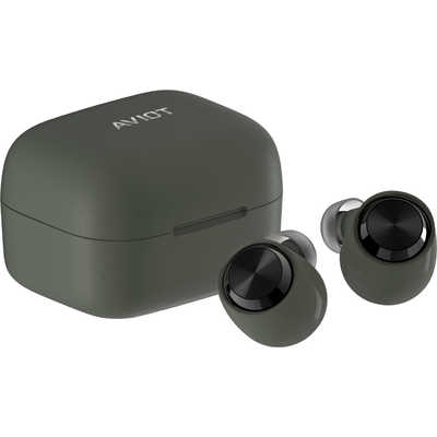 AVIOT ワイヤレスイヤフォン 本体 ノイズキャンセリング機能搭載 完全ワイヤレス Bluetooth