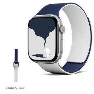 MOFT Apple Watch用マグネット式シリコンバンド ディープブルー × ミスティグレー MD025-1-46-NYBUMCGY MOFT Apple Watch用マグネット式シリコンバンド ディープブルー × ミスティグレー MD025-1-46-NYBUMCGY