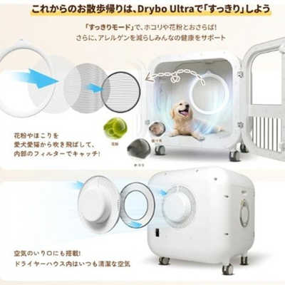 HOMERUNPET ペット用ドライヤーハウス Drybo Ultra homerunPET 