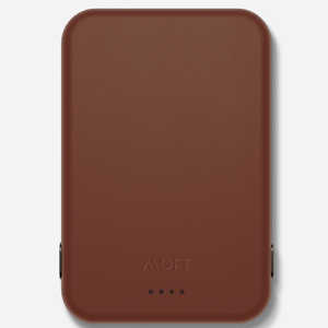 MOFT MagSafe対応 バッテリーパック 3400mAh 付属ケーブル長：100cm ［1ポート］ ブラウン MD015-1-BN