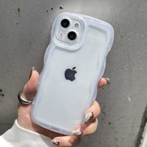 インテリオル IPHONE15 クリアなくねくねケース クリア 1818-15-CLEAR