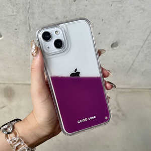インテリオル IPHONE15 不思議なたぷたぷケース グレープ 1717-15-GRAPE