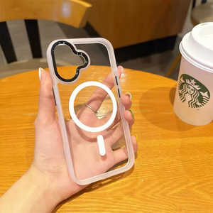 インテリオル IPHONE16 MAGSAFE対応 ところどころメタルケース COCO case クリア 1835-16-CLEAR インテリオル IPHONE16 MAGSAFE対応 ところどころメタルケース COCO case クリア 1835-16-CLEAR