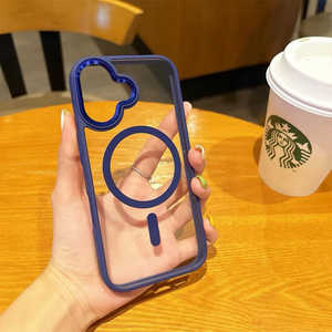 インテリオル IPHONE16 MAGSAFE対応 ところどころメタルケース COCO case ブルー 1835-16-BLUE インテリオル IPHONE16 MAGSAFE対応 ところどころメタルケース COCO case ブルー 1835-16-BLUE