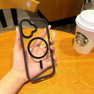 インテリオル IPHONE16 MAGSAFE対応 ところどころメタルケース COCO case ブラック 1835-16-BLACK インテリオル IPHONE16 MAGSAFE対応 ところどころメタルケース COCO case ブラック 1835-16-BLACK