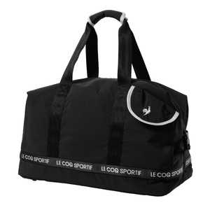 ルコック ゴルフ用品 二層式 ボストンバッグ シューズ収納可能タイプ ［高さ36×幅35-51×底マチ20cm / 670g］ ブラック LG5FBB00L