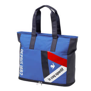 ルコック ゴルフ用品 トライアングルデザイン 多収納ボストンバッグ ［高さ35×幅43-50×底マチ17cm / 670g］ ブルー LG5FTT00M