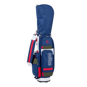 マンシング ゴルフ用品 キャディバッグ マルチカラーキャディバッグ ［46インチ対応 / 6分割 / 3.0kg］ ネイビー MG5FCB01L