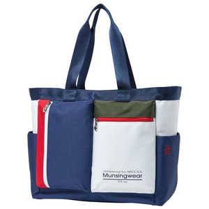 マンシング ゴルフ用品 マルチカラートートバッグ ［高さ34×幅36×底マチ19cm］ ネイビー MG5FTT01L
