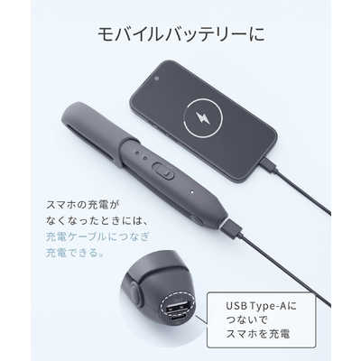 サロニア コードレス ストレートヘアアイロン 12mm 140℃～180℃ 充電式