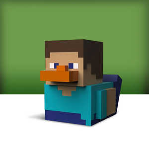 RUBBERROAD Tubbz コスプレダック ミニ マインクラフト スティーブ RUBBERROAD Tubbz コスプレダック ミニ マインクラフト スティーブ