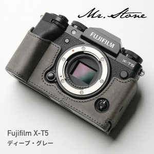 MR.STONE (受注生産) 富士フィルム X-T5 専用本革ボディケースヴィンテージ ディープグレー PTAU004 MR.STONE (受注生産) 富士フィルム X-T5 専用本革ボディケースヴィンテージ ディープグレー PTAU004