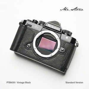 ＭＲ．ＳＴＯＮＥ (受注生産) Nikon Zf 専用本革ボディケース ヴィンテージ ブラック PTBA001