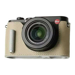 MR.STONE LEICA D-LUX8用 本革ケース クラシック メタルグリップ付 ライトベージュ/白ステッチ Mr.Stone PTBE013 MR.STONE LEICA D-LUX8用 本革ケース クラシック メタルグリップ付 ライトベージュ/白ステッチ Mr.Stone PTBE013