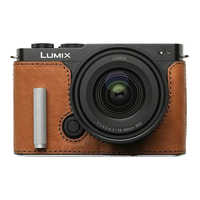 LUMIX S9 ボディ（ミスターストーン革ケース・グリップ・サムレスト付き） MR.STONE Panasonic LUMIX S9用 本革ケース ヴィンテージ風 メタル