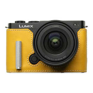 MR.STONE Panasonic LUMIX S9用 本革ケース クラシック メタルグリップ付 ビビッドイエロー PTBH006 MR.STONE Panasonic LUMIX S9用 本革ケース クラシック メタルグリップ付 ビビッドイエロー PTBH006