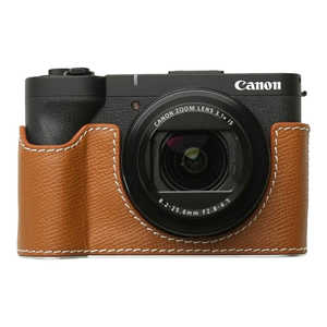 MR.STONE Canon PowerShot V1用 本革ケース クラシック サドルタン/白ステッチ PTBI004 MR.STONE Canon PowerShot V1用 本革ケース クラシック サドルタン/白ステッチ PTBI004