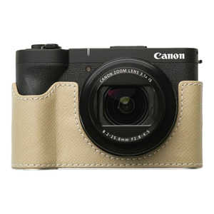 MR.STONE Canon PowerShot V1用 本革ケース クラシック ライトベージュ/白ステッチ PTBI009 MR.STONE Canon PowerShot V1用 本革ケース クラシック ライトベージュ/白ステッチ PTBI009