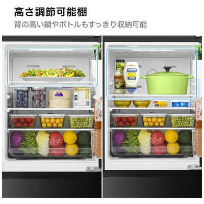 ハイセンス 冷蔵庫 2ドア 135L 右開き 幅48.1cm ブラック HR-D140KB の