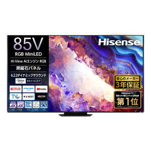 �n�C�Z���X �t���e���r �m85V�^ / Bluetooth�Ή� / 4K�Ή� / BS�ECS 4K�`���[�i�[���� / YouTube�Ή��n(�v���O����) RGB 85UXS
