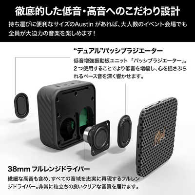 KLIPSCH Klipsch Austin Bluetoothスピーカー IP67 防水 防塵 取り付け