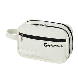 テーラーメイドゴルフ スポーツモダン ポーチ ［L24×W11×H16cm］ White UN746