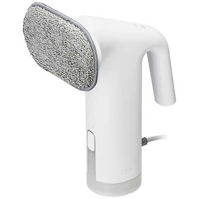 【新品未使用】ハンディスチームクリーナー ホワイト/グレー プラスマイナスゼロ スチームクリーナー ハンディタイプ(衣類モード